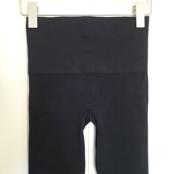 Set of 2 Spanx Look At Me Now Seamless Leggings Black Blue Size M - Picture 11 of 14